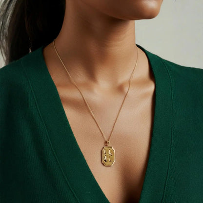 Slim Rectangle Locket, silver or gold 3 Bead Designs