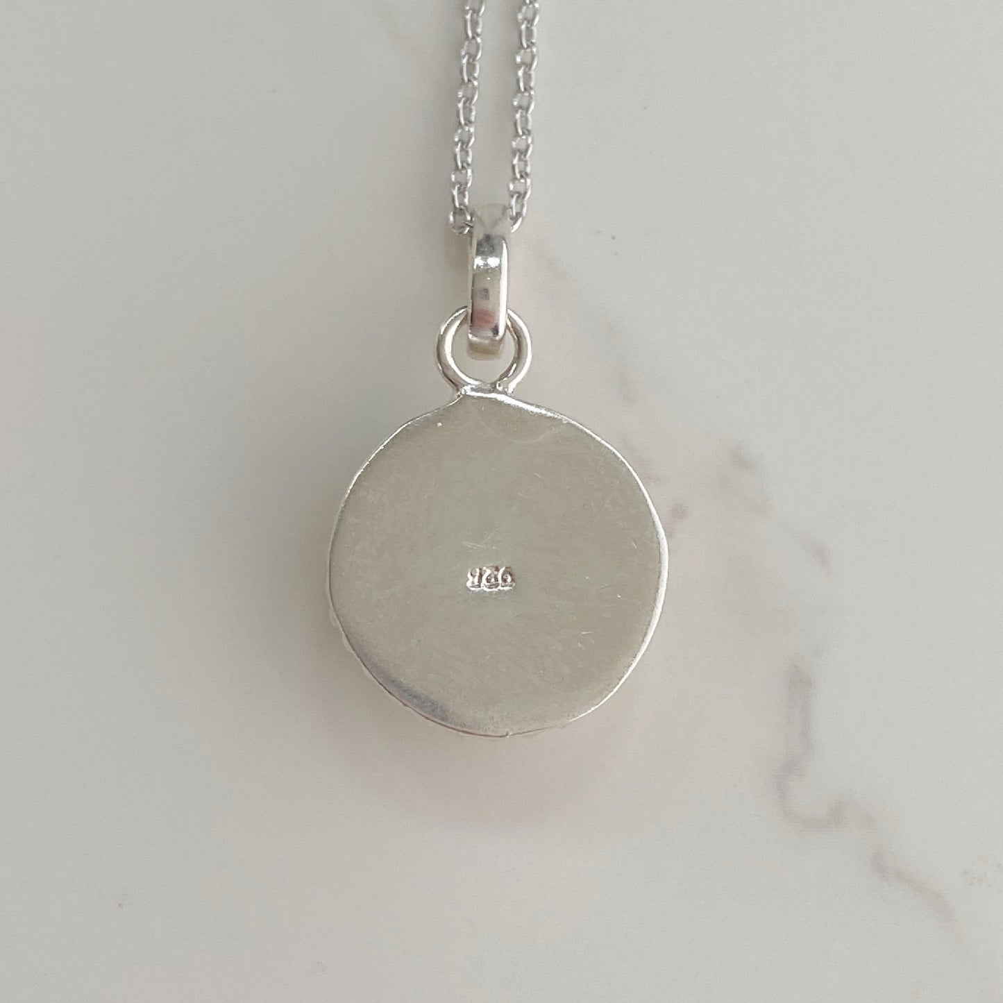 Tiny Sterling Silver Working Compass Necklace