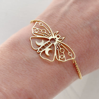 gold butterfly bracelet