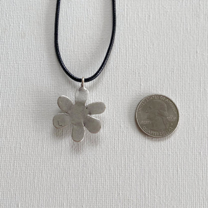 Abalone Daisy Pendant Necklace